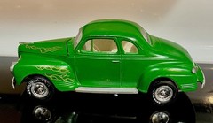 🏁 Built Model Kit Vintage AMT 41′ Green Plymouth Stock Custom 1/25 🏁