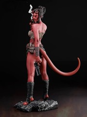 1/24 Scale Resin Figure Model Kit Female Devil Unassembled, Unpainted Model Kit