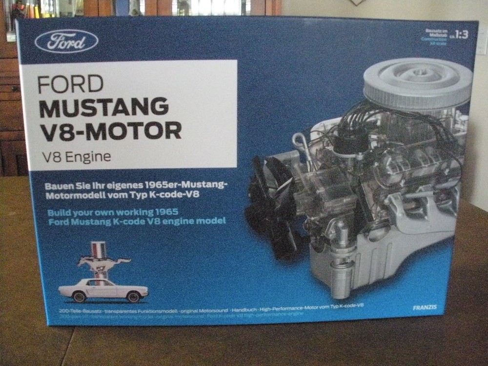 FRANZIS 1:3rd SCALE FORD MUSTANG 289 V-8 ENGINE KIT