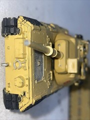 2 Ea Roco HO Minitanks Desert Painted Tanks Austria Customized