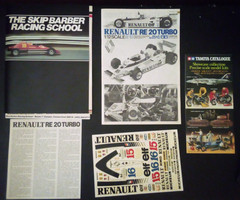 TAMIYA 1/12 MODEL KIT RENAULT RE-20 BIG SCALE SERIES COMPLETE F-1 RACE CAR