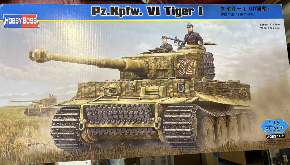 1/16 Hobby Boss Pz.Kpfw. VI Tiger I NIB NOS