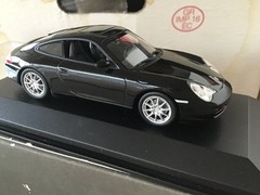 1/43 MINICHAMPS PORSHE 911 , Carrera 4, 2003, black met. mint ++!