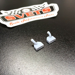 Vintage 1970-1974 MoPar E-Body HEMI Exhaust Tips 3D Resin 1/25 1/24