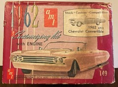 ** BOX ONLY ** AMT 1962 Chevrolet Convertible 149 SEE PHOTOS FOR CONDITION