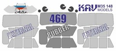 1:35 Paint Mask for UAZ 469 Zvezda 3629