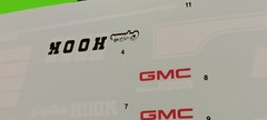 Wrecker Captain Hook 1979 GMC Tow Truck 1/25 Decal Sheet Waterslide Revell Model