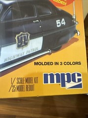 MPC-Police Patrol Car, 1/25 Scale Plastic Model Kit -New