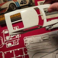 Revell Pete Brock BRE Datsun 260Z H-1402 Model Kit Open Box Partially Started