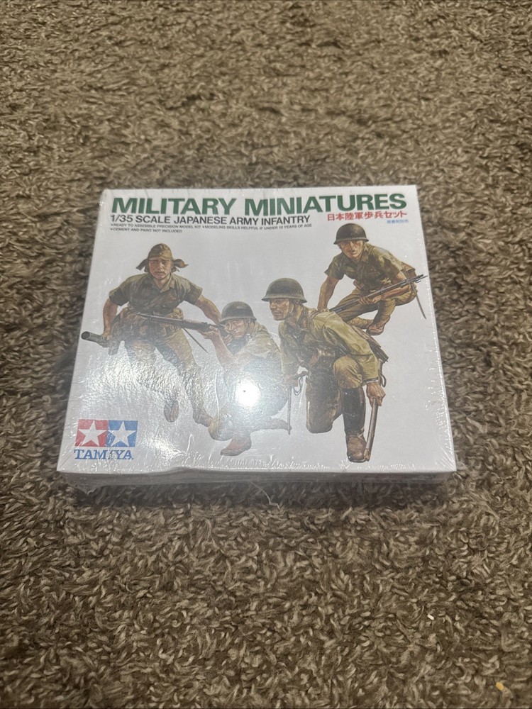 Tamiya Military Model Japanese Army Infantry Military Miniatures 35090 Sealed