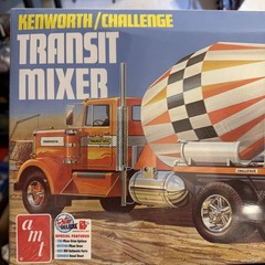 AMT Kenworth Transit Mixer 1/25 Model Kit Construction Trucks