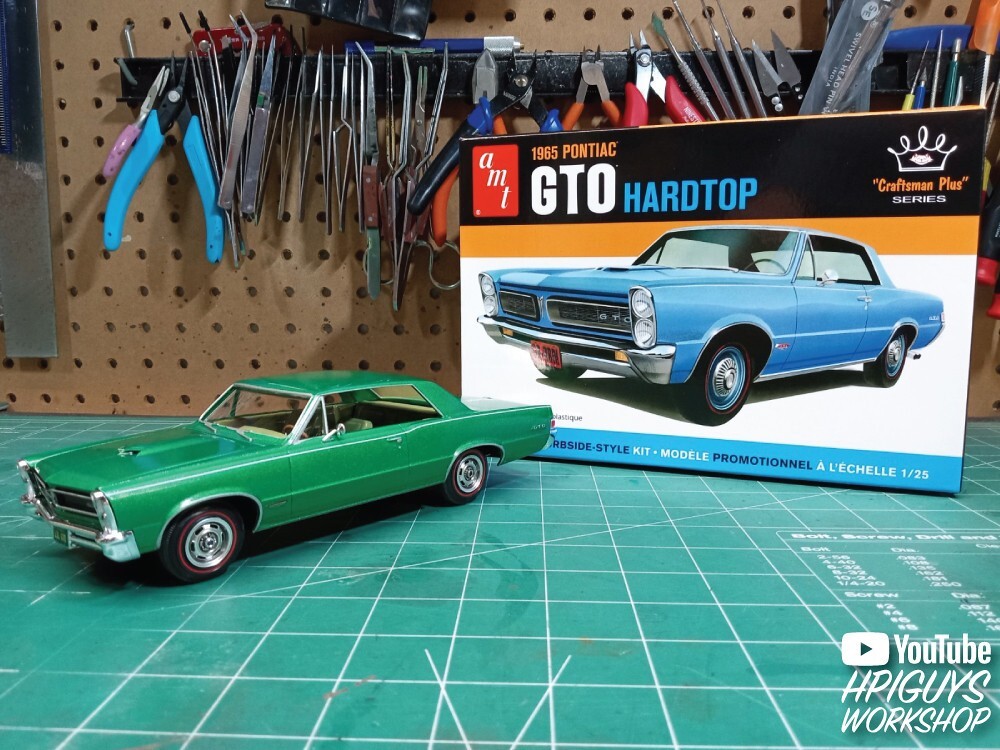 AMT1410 Pontiac GTO Hardtop 1965 ‘Kat’s Collection’ Plastic Model Kit Sealed New