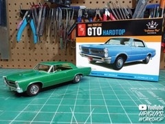 AMT1410 Pontiac GTO Hardtop 1965 ‘Kat’s Collection’ Plastic Model Kit Sealed New