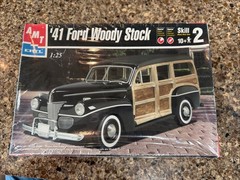 AMT ‘41 FORD WOODY STOCK FACTORY SEALED KIT! CIRCA 2001! VMCP!