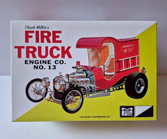 MPC 1/25 Chuck Miller’s Fire Truck Custom Show Rod Kit Open Box Sealed Bags.