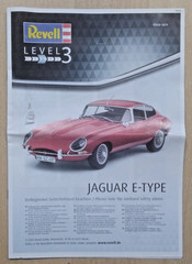 18-4509 REVELL 1:24 Scale JAGUAR XK-E Plastic Model Kit