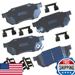 Bendix Premium SBM256 Semi-Metallic Front Brake Pads for Honda Civic 1987-1984,