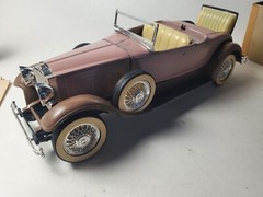 Vintage Hubley 1930 Packard Roadster 1:20 Parts Metal Model Car Kit Built Lot