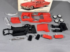 Vintage 1/24 Scale Monogram 1958 Ford Thunderbird Model Kit Dated 1974 T-bird