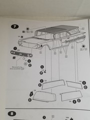 1960 Chevy Nomad Station Wagon REAR WINDOW from AMT 1:25 Model Kit 60 Chevrolet