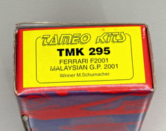 Ferrari F2001 Malaysian GP 2001 winner Schumacher 1/43 Tameo – not BBR/provence