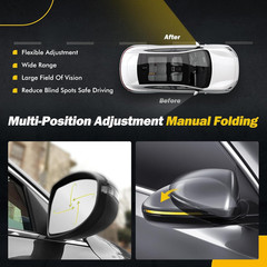 19-24 Left Driver Side Mirror Compatible with KIA Forte 2019 2020 2021 2022 2023