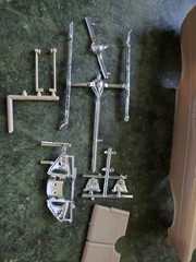 AMT 1957 CHEVY BELAIR 1/25 Model Body & Suspension Parts 6563 STK E57A