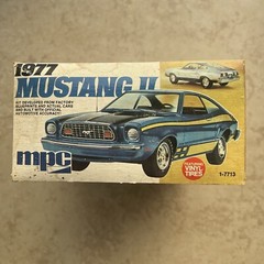 MPC 1977 Mustang 2 1/25 Model Kit #1-7713 *Open Box *Rare