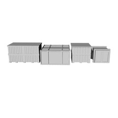 Yao’s Studio LYT144021 1/144 Crate For Model Railroads Display