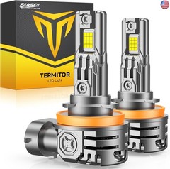 FAHREN 2025 Upgraded H11/H9/H8 LED Bulbs, 80000LM 1000% Ultra-Bright, Real 1:1