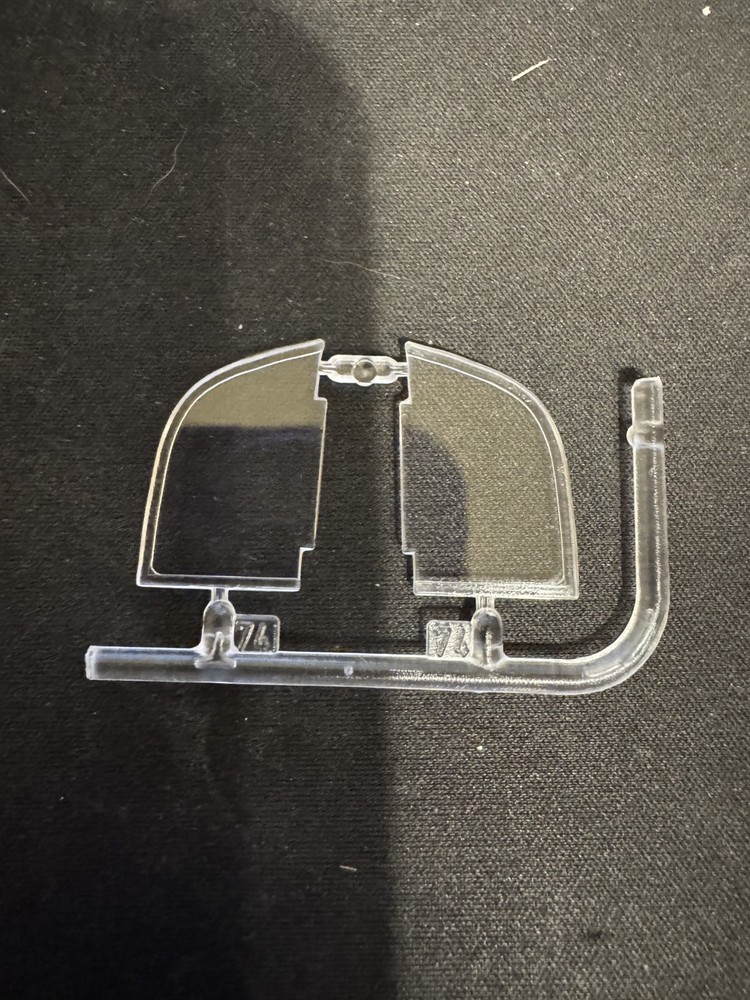 Italeri 3701 Mercedes-Benz 540K Parts Kit Bash Clear Rear Side Windows #74E