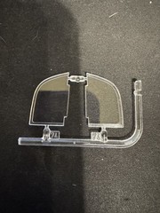 Italeri 3701 Mercedes-Benz 540K Parts Kit Bash Clear Rear Side Windows #74E