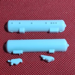 Semi Large Air Tank Mack R685ST 1:25 Scale Model Truck Part AMT