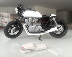 “Cafe Racer” 3D Printed Parts for 1:8 scale Honda CB900 Motorbike Kit