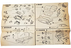 AMT Street N’ Strip Mustang Model Car Kit Instruction Sheet only!!