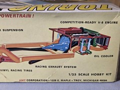 RARE Vintage 1/25 AMT TORINO NATIONAL STOCK RACER T391 NOS COMPLETE 1970s NICE!