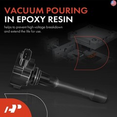 A-Premium Engine Ignition Coil Packs Compatible with Nissan Altima Rogue Sentra
