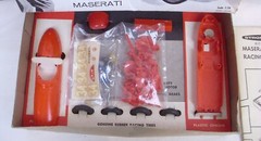 STROMBECKER MASERATI ELECTRIC RACING CAR MODEL KIT BOXED 8270 1950s