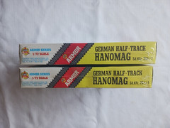 German Half-Track Hanomag Sd.Kfz. 251/1 Sealed Model Kit 1974 Armor ANH Kits (2)