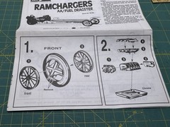MPC 30108 1/25 Scale Ramchargers AA/Fuel Dragster Model Kit