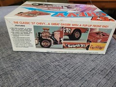 MPC 1957 Chevy Flip Nose SPIRIT OF 57 1/25 Scale 1975 Model Kit Sealed Inside.
