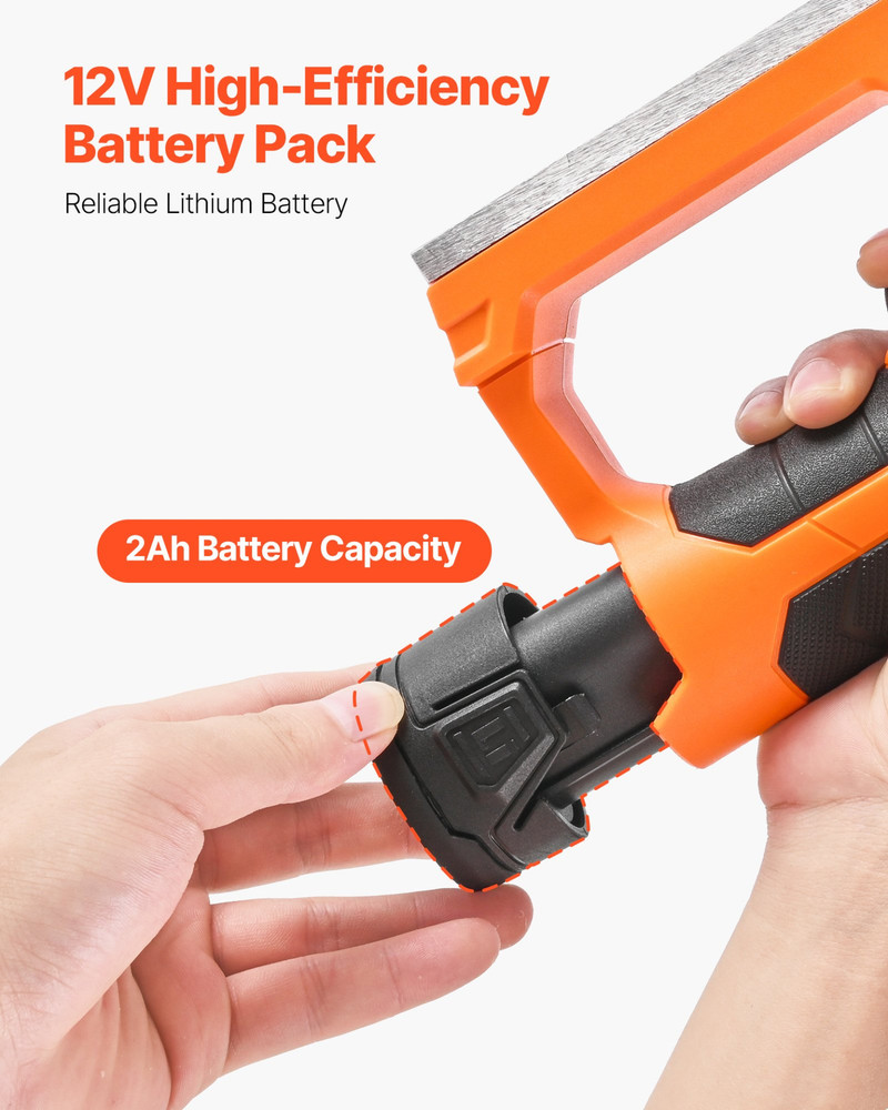 Lithium-Ion Battery, 12V 2Ah, Portable Lithium Battery Pack Replacement, 1-Pack
