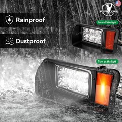 Panglong Club Car DS LED Headlight Kit with Adapter Wire, Factory Style LED