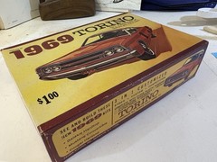 1969 Release Palmer Plastics 1969 Torino Unbuilt !!