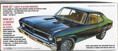 1/25 AMT 1142 – 1972 Chevy Nova SS Pro Stocker (2 in 1) Plastic Model Kit