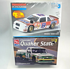 Vintage Lot of 10 BRAND NEW 1:24 1:25 NASCAR Model Cars AMT Revell Monogram NOS