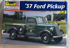 Revell Monogram ’37 1937 Ford Pickup 1/25 Model Kit #85-7627 – New in Open Box
