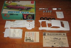 AMT 1970 Ford Torino Cobra HT Motor City Stocker Kit X854 Unpainted in Box 70