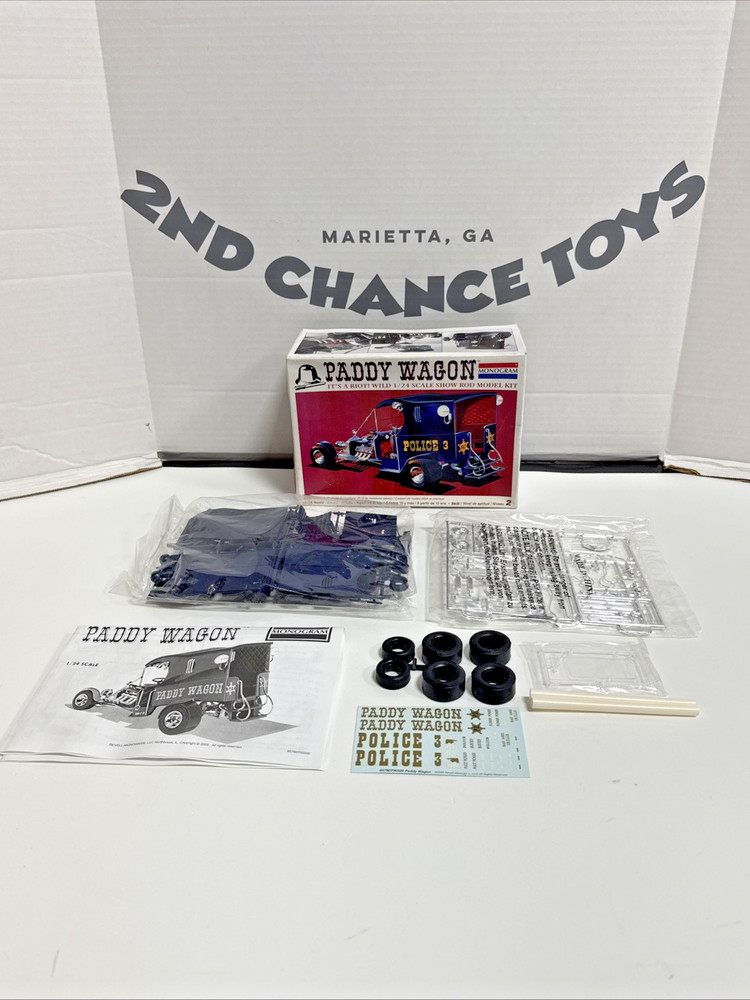 Monogram 1:24 Tom Daniels Paddy Wagon Model Kit 85-7807 – 2005 – New Open Box