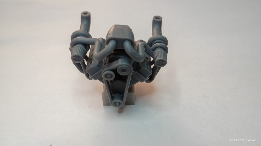 1/25 Scale Twin Turbo Supercharged Hemi *** one piece engine***